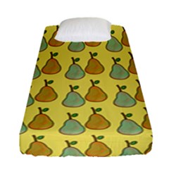 Pears Yellow Fitted Sheet (single Size) by snowwhitegirl