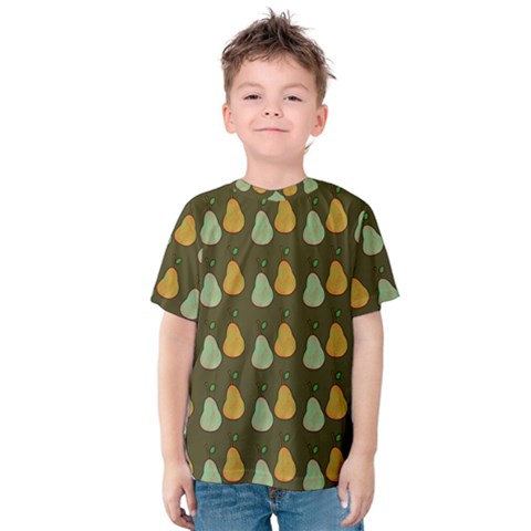 Pears Brown Kids  Cotton Tee by snowwhitegirl