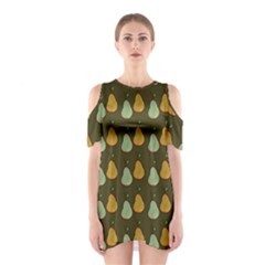 Pears Brown Shoulder Cutout One Piece Dress by snowwhitegirl