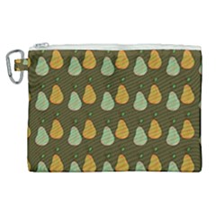 Pears Brown Canvas Cosmetic Bag (xl) by snowwhitegirl