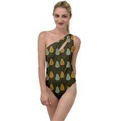 Pears Brown To One Side Swimsuit