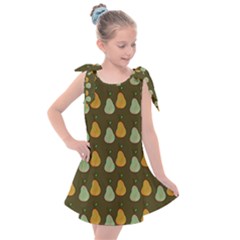 Pears Brown Kids  Tie Up Tunic Dress