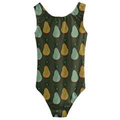 Pears Brown Kids  Cut-out Back One Piece Swimsuit