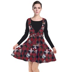 Gothic Woman Rose Bats Pattern Other Dresses by snowwhitegirl