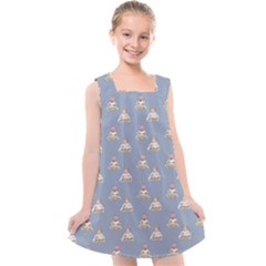 Vintage Baby Pattern Kids  Cross Back Dress