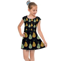 Pears Black Kids Cap Sleeve Dress