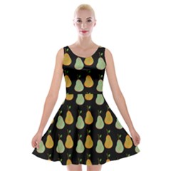 Pears Black Velvet Skater Dress by snowwhitegirl