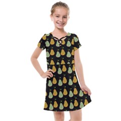 Pears Black Kids  Cross Web Dress