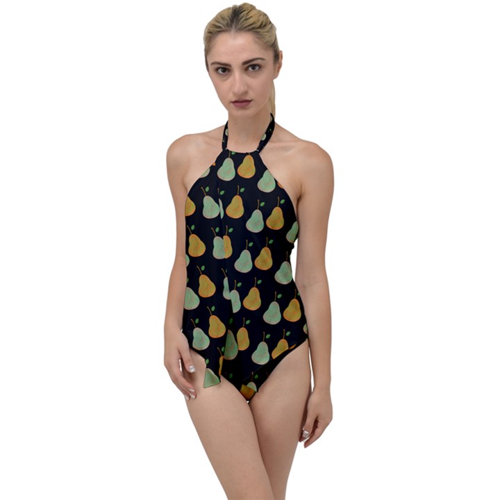 Pears Black Go with the Flow One Piece Swimsuit