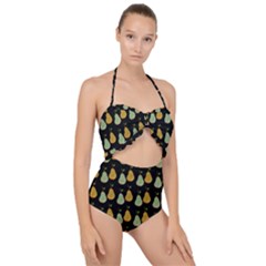 Pears Black Scallop Top Cut Out Swimsuit by snowwhitegirl