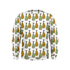 Pears White Kids  Sweatshirt by snowwhitegirl