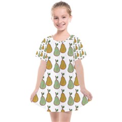 Pears White Kids  Smock Dress