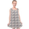 Vintage Girl With Basket Comic Kids  Cross Back Dress View1