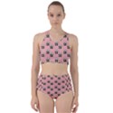 Panda With Bamboo Pink Racer Back Bikini Set View1