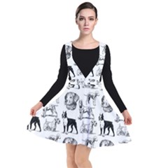 Dog Pattern White Other Dresses