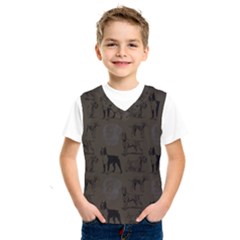 Dog Pattern Brown Kids  Sportswear by snowwhitegirl