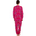 Vintage Floral Pink OnePiece Jumpsuit (Ladies)  View2