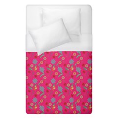 Vintage Floral Pink Duvet Cover (Single Size)