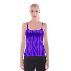 Purple Animal Stripes Spaghetti Strap Top by 1dsignmovesu