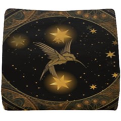 Wonderful Hummingbird With Stars Seat Cushion