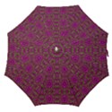 Modern Asian Ornate Pattern Straight Umbrellas View1