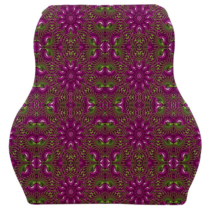 Modern Asian Ornate Pattern Car Seat Velour Cushion 