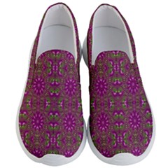 Modern Asian Ornate Pattern Men s Lightweight Slip Ons by dflcprints