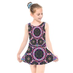 Decorative Candy With Soft Candle Light For Love Kids  Skater Dress Swimsuit by pepitasart