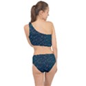 Retro Space Pattern Spliced Up Two Piece Swimsuit View2