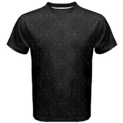 Victorian Paisley Black Men s Cotton Tee by snowwhitegirl