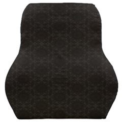 Victorian Paisley Black Car Seat Back Cushion  by snowwhitegirl