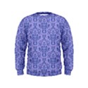 Victorian Blue Ornamental Kids  Sweatshirt View1