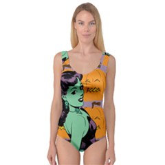 Zombie Retro Girl Princess Tank Leotard  by snowwhitegirl