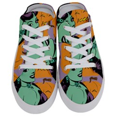 Zombie Retro Girl Half Slippers by snowwhitegirl