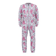 Pink Roses Pattern Onepiece Jumpsuit (kids) by JadehawksAnD