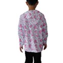 Pink Roses Pattern Hooded Windbreaker (Kids) View2