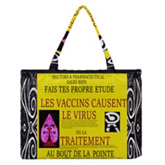 Ronald Story Vaccine Mrtacpans Zipper Medium Tote Bag