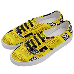 Ronald Story Vaccine Mrtacpans Women s Classic Low Top Sneakers by MRTACPANS