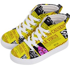 Ronald Story Vaccine Mrtacpans Kid s Hi-top Skate Sneakers by MRTACPANS