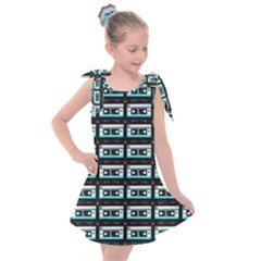 Aqua Cassette Kids  Tie Up Tunic Dress by snowwhitegirl