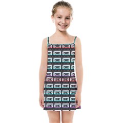 Three Color Ombre Cassette Kids Summer Sun Dress by snowwhitegirl