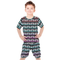 Three Color Ombre Cassette Kid s Set by snowwhitegirl