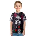 Mexican Skull Lady Kids  Sport Mesh Tee View1