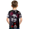 Mexican Skull Lady Kids  Sport Mesh Tee View2