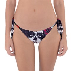 Mexican Skull Lady Reversible Bikini Bottom by snowwhitegirl