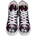 Mexican Skull Lady Men s Hi-Top Skate Sneakers View1