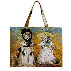 Little Victorian Girls Zipper Mini Tote Bag by snowwhitegirl