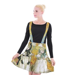 Little Victorian Girls Suspender Skater Skirt by snowwhitegirl