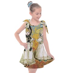 Little Victorian Girls Kids  Tie Up Tunic Dress by snowwhitegirl