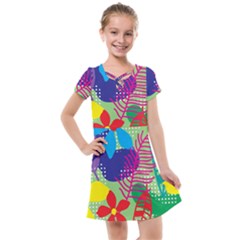 Decoration Decor Pattern Kids  Cross Web Dress by Simbadda